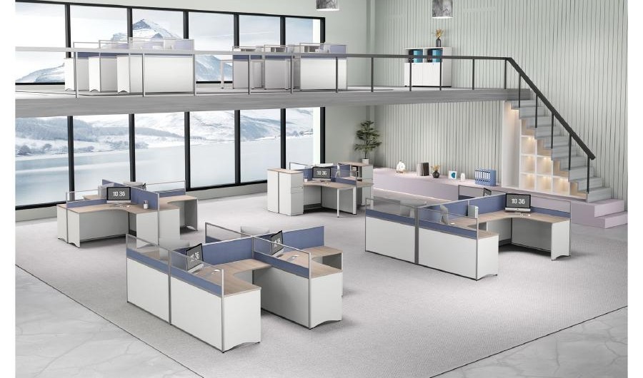 Office partition workstation system